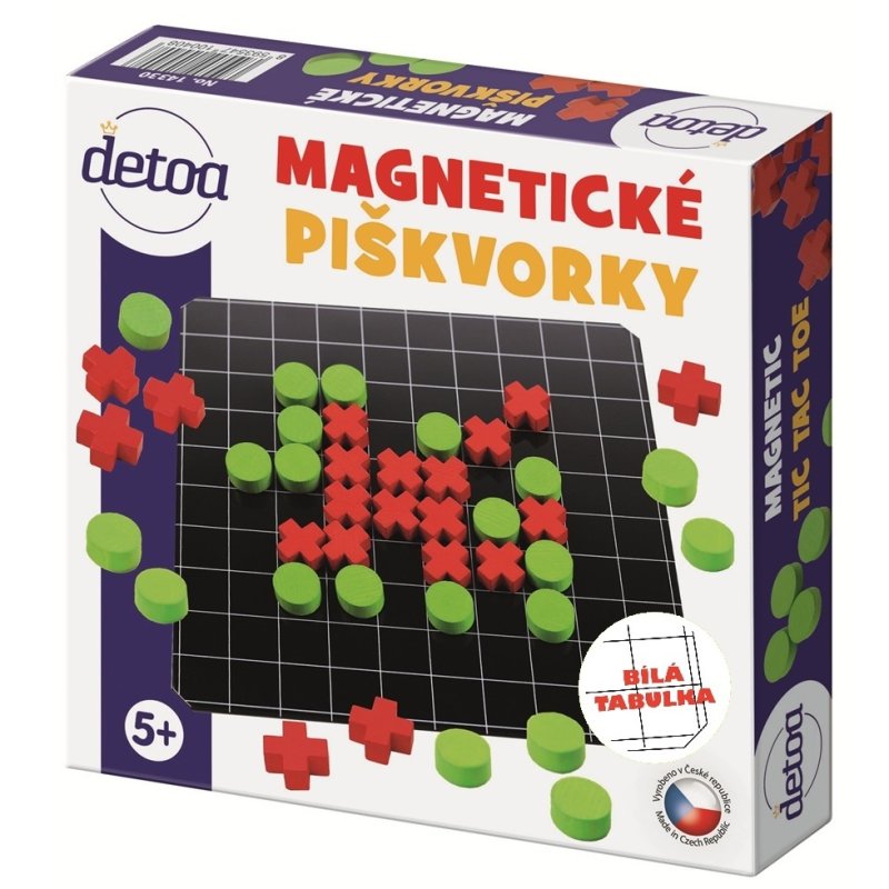 Detoa Magnetické cestovné piškvorky, 50 ks