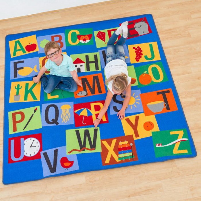 Eduplay Hrací koberec Abeceda, 200 x 200 cm