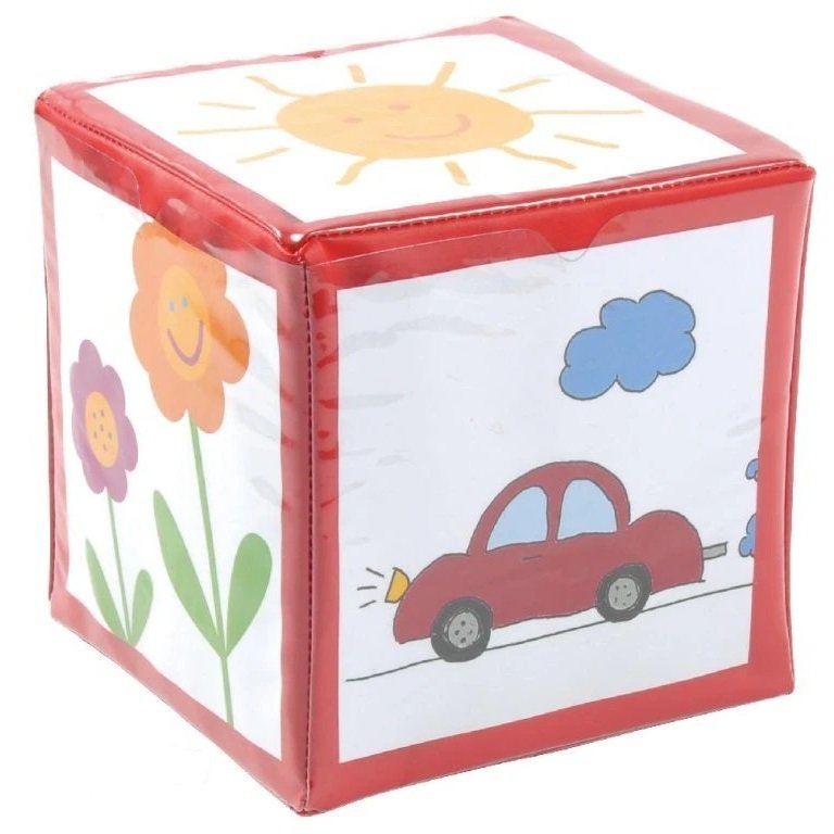 Eduplay Hracie kocky s vreckami, 4 ks