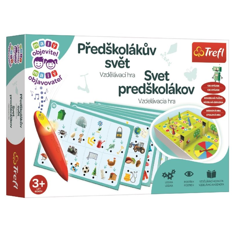 Trefl Malý objaviteľ + kúzelné pero - Svet predškolákov
