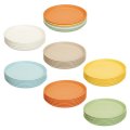 Betzold Tanier plytký z bioplastu Ø 19 cm, 6 ks