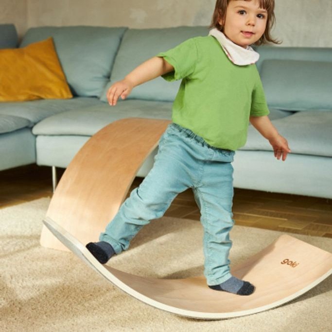 Goki Drevený balančný oblúk, 82 cm