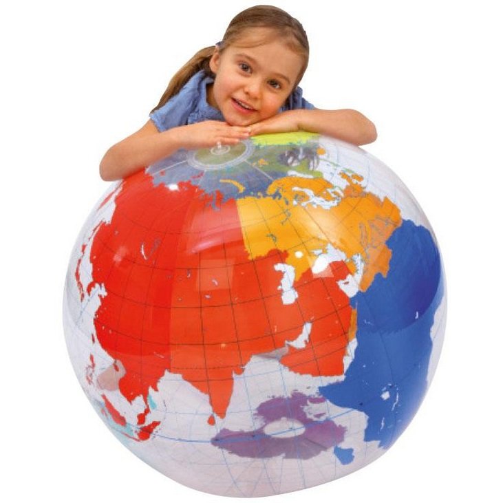 Learning Resources Veľký popisovací nafukovací glóbus, 68 cm