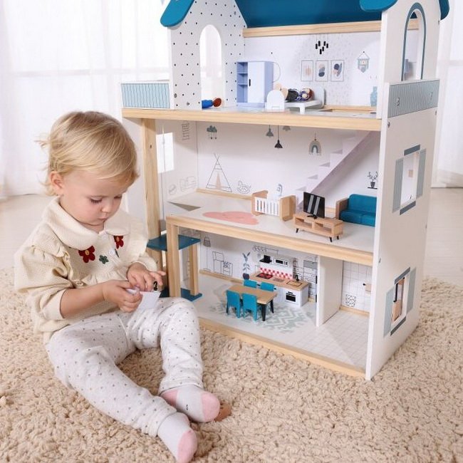 2 Kids Toys Domček pre bábiky Barbora s vybavením