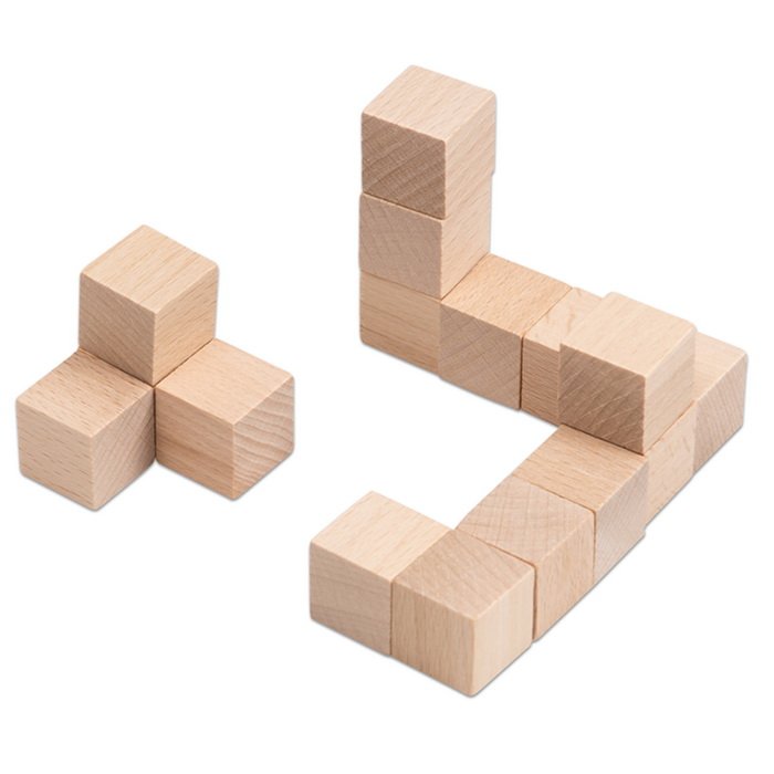 3D stavebnica z kociek - didaktická sada s kartami