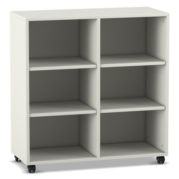 Betzold Mobilný regál Flexeo® so 6 priečinkami, 98 cm