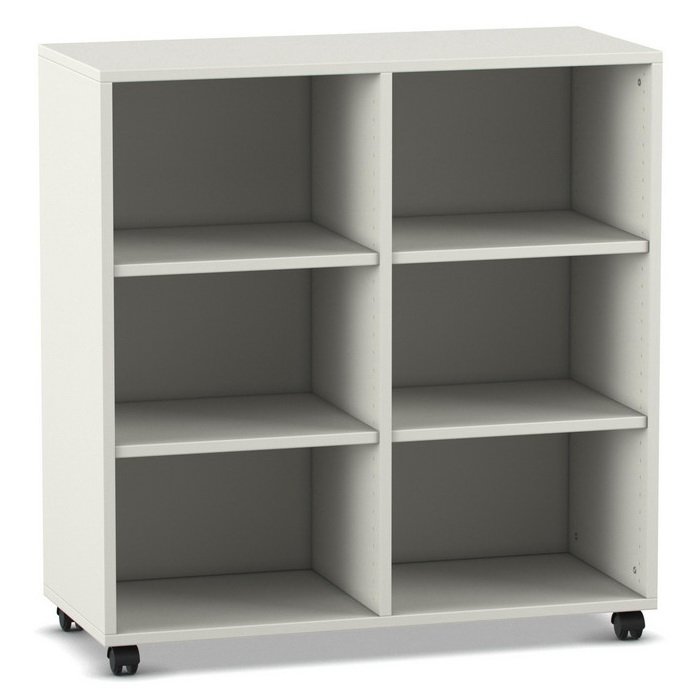 Betzold Mobilný regál Flexeo® so 6 priečinkami, 98 cm