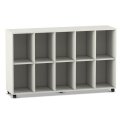 Betzold Mobilný regál Flexeo® s 10 priečinkami, 98 cm