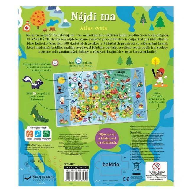 Nájdi ma Atlas sveta
