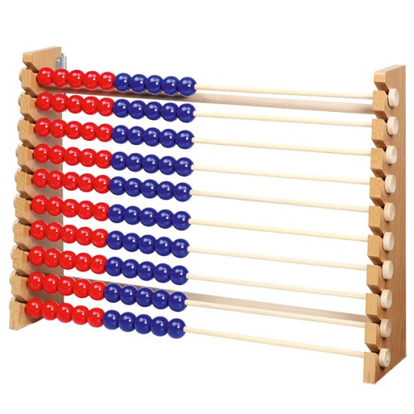 Veľké demonštračné počítadlo do 100, 72 cm