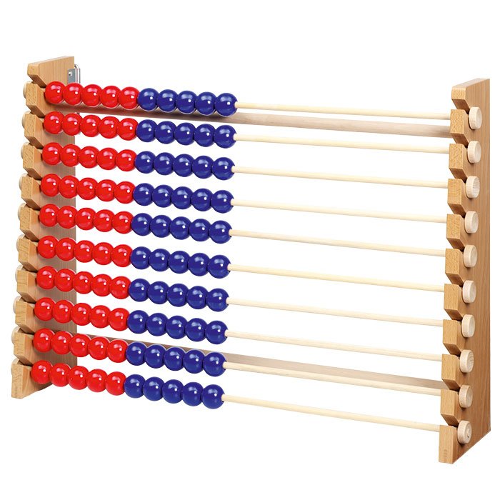 Veľké demonštračné počítadlo do 100, 72 cm