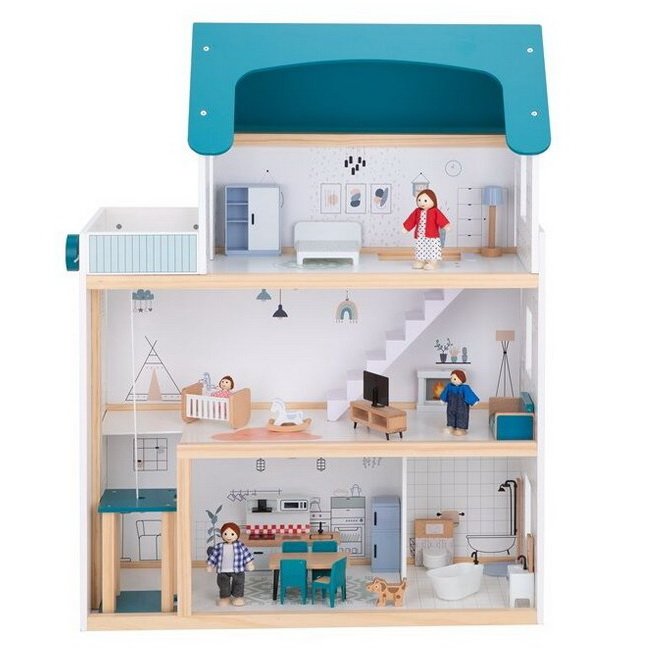 2 Kids Toys Domček pre bábiky Barbora s vybavením