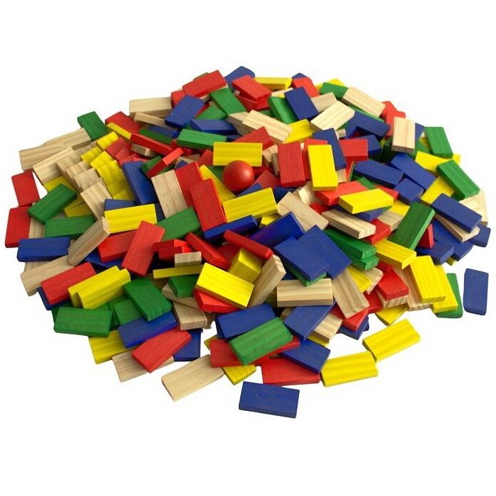 2 Kids Toys Drevená dominová dráha, 400 ks