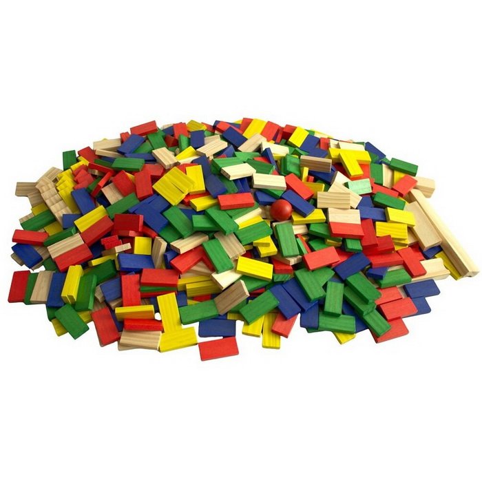 2 Kids Toys Drevená dominová dráha, 400 ks