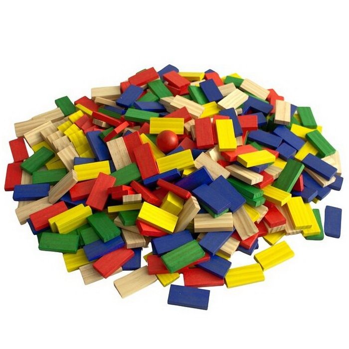 2 Kids Toys Drevená dominová dráha, 800 ks