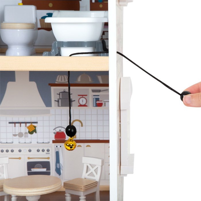 Small Foot Domček pre bábiky s príslušenstvom Mestská vila, 76 cm