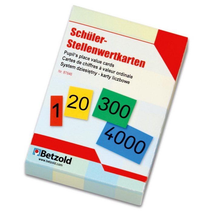 Betzold Kartónové číselné karty 0-9999, 40 ks