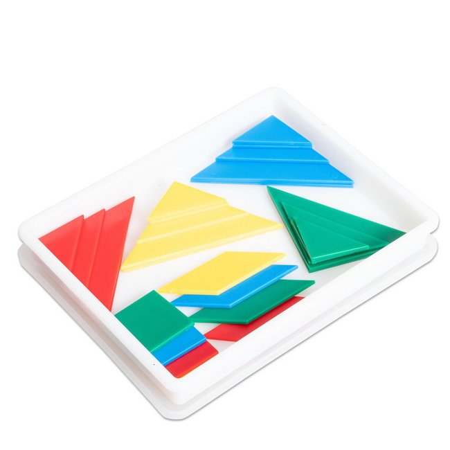 Betzold Plastový tangram, 4 sety