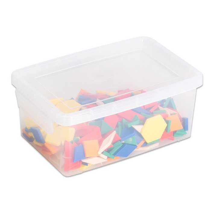 Betzold Školská sada geometrických tvarov, 250 ks plast