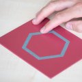 Betzold Taktilné tabuľky Geometria, 13 ks