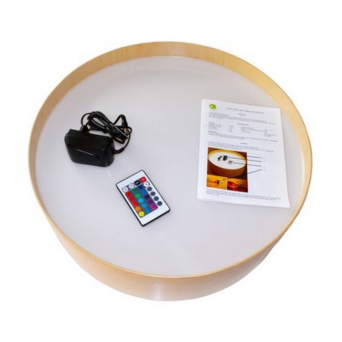 Eduplay Drevený podsvietený LED panel, Ø 47 cm