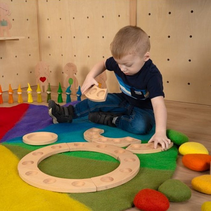 Eduplay Plstený koberec 12 mesiacov, kruh