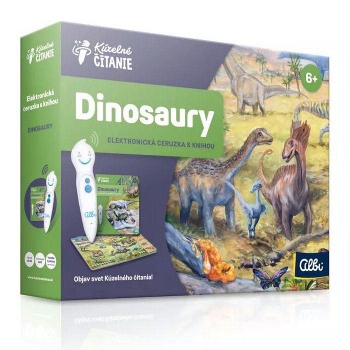 Kúzelné čítanie - Dinosaury s elektronickou ceruzkou Albi