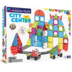 MagnaTiles Školská magnetická stavebnica City Center, 110 dielov