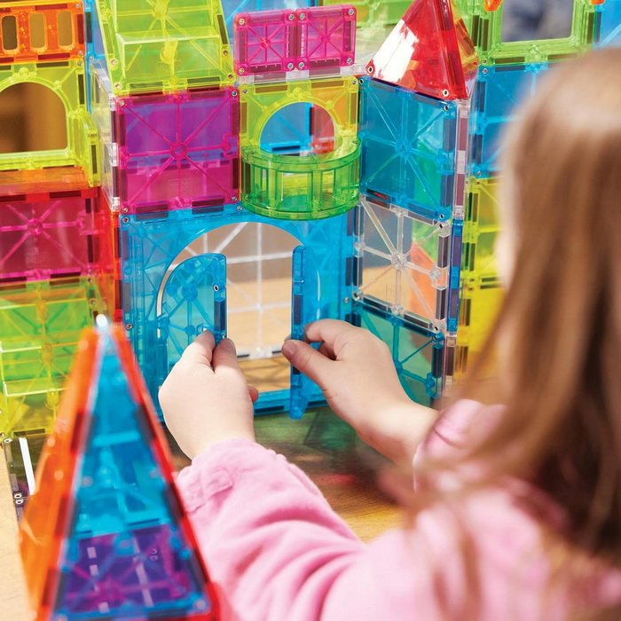 MagnaTiles Školská magnetická stavebnica City Center, 110 dielov