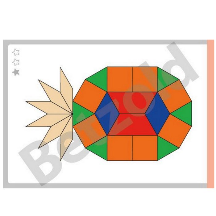 Betzold Pracovné karty Geometrické tvary A5, 32 ks
