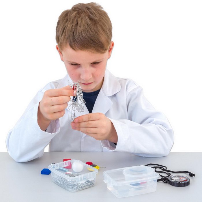 Školská sada v kufríku Experimenty s magnetom a kompasom