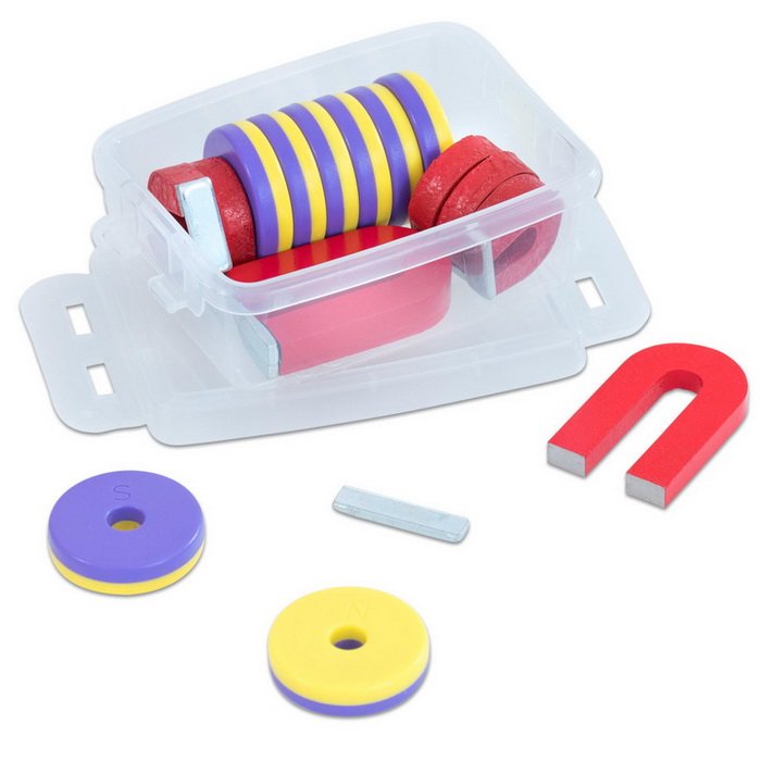 Školská sada v kufríku Experimenty s magnetom a kompasom