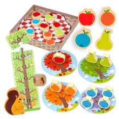 Tooky Toy Kooperatívna hra Ovocný sad a veverička