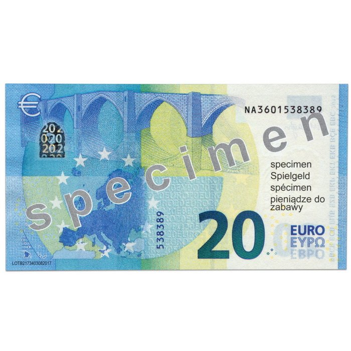 Betzold Veľká sada euro bankoviek, 130 ks
