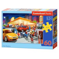 Castorland Puzzle Čerpacia stanica, 60 dielikov