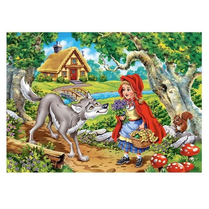 Castorland Puzzle Červená čiapočka, 60 dielikov