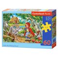 Castorland Puzzle Červená čiapočka, 60 dielikov