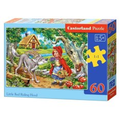 Castorland Puzzle Červená čiapočka, 60 dielikov