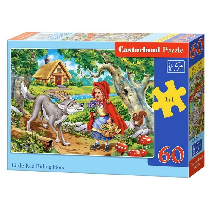 Castorland Puzzle Červená čiapočka, 60 dielikov