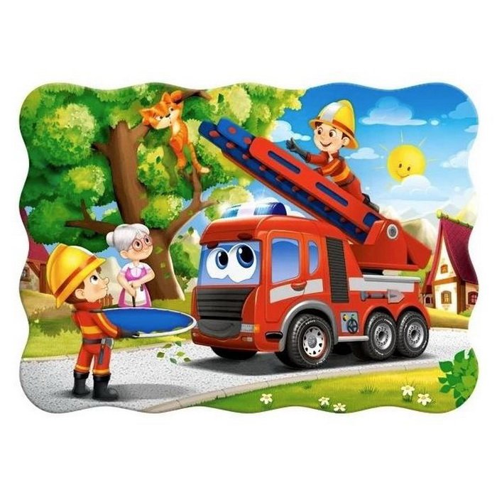 Castorland Puzzle Hasičské auto, 30 dielikov