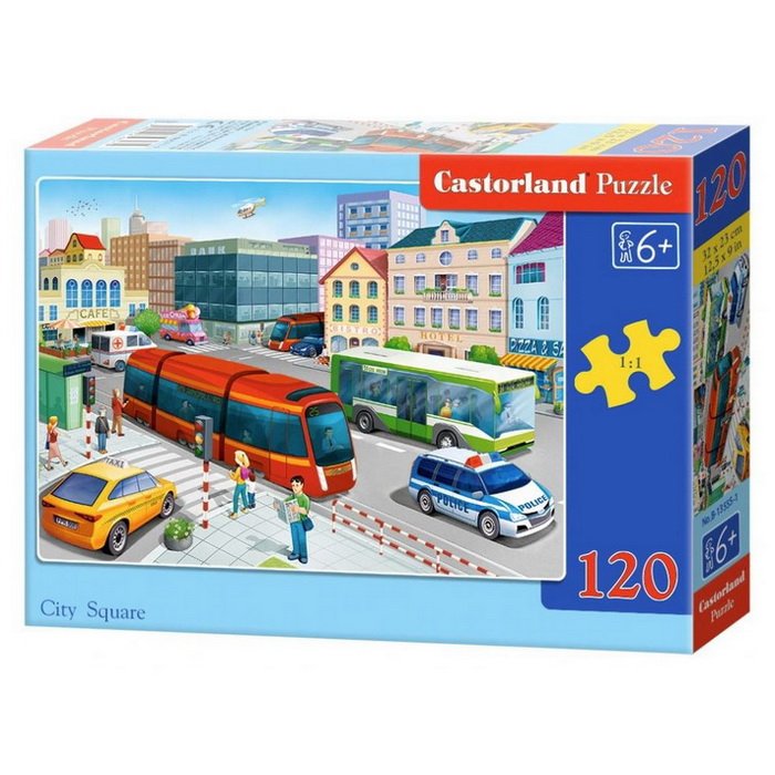 Castorland Puzzle Námestie, 120 dielikov