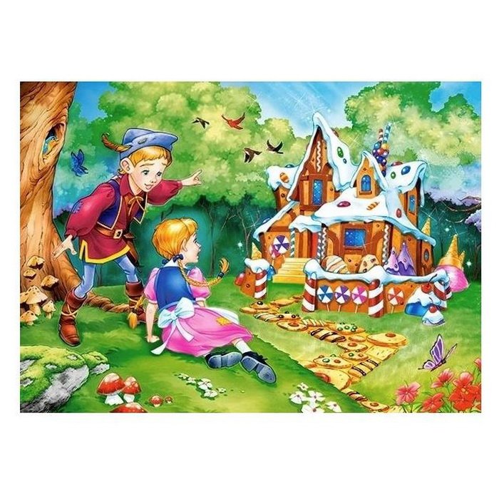 Castorland Puzzle Perníková chalúpka, 60 dielikov