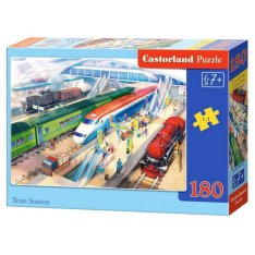 Castorland Puzzle Vlaková stanica, 180 dielikov