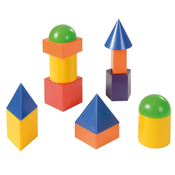 Eduplay Geometrické 3D tvary v boxe, 36 ks