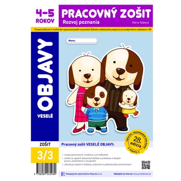 Veselé objavy pracovný zošit 4-5 (2026, 28. edícia)
