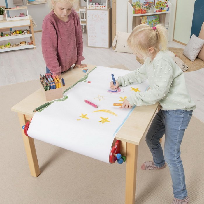 Betzold Drevený dávkovač papiera, 60 cm
