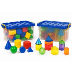 Eduplay Geometrické 3D tvary v boxe, 36 ks