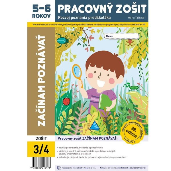Začínam poznávať - pracovný zošit 5-6 ročných (2026, 28. edícia)