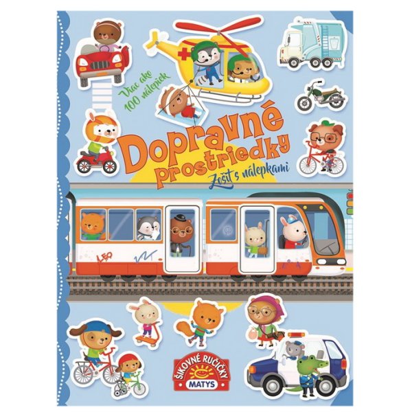 Zošit s nálepkami: Dopravné prostriedky