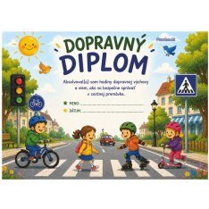 Diplom Dopravná výchova, A5